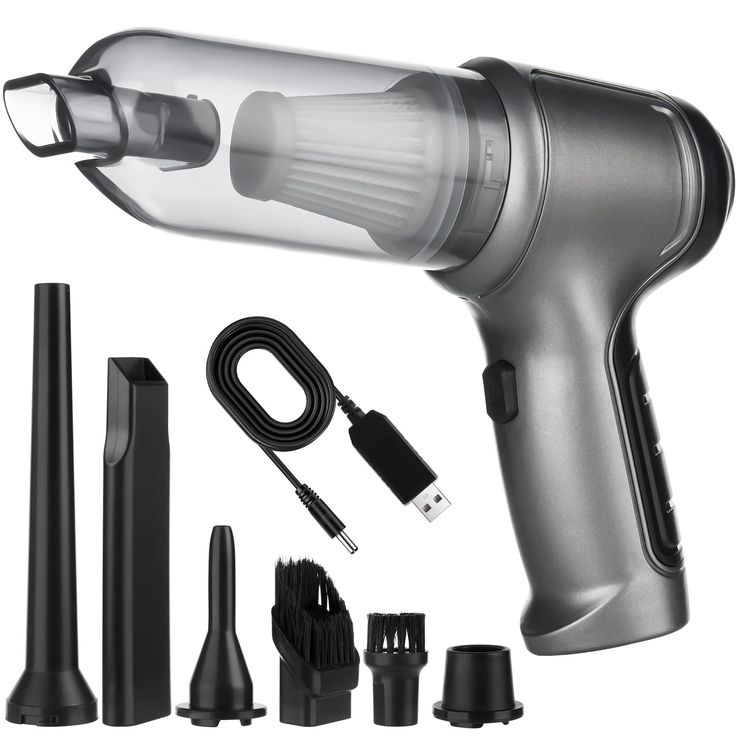 3-in-1 Portable Vacuum Suction & Wireless Air Duster