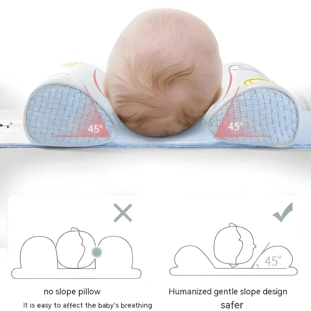 Baby Head shaping Support Pillow - Assorted Colour