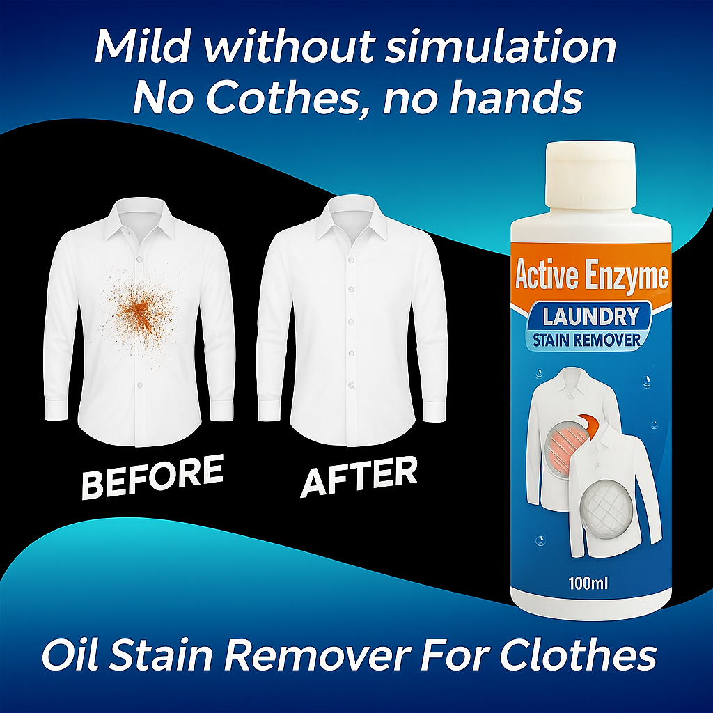 Active Enzyme Laundry Stain Remover (Pack of 2)