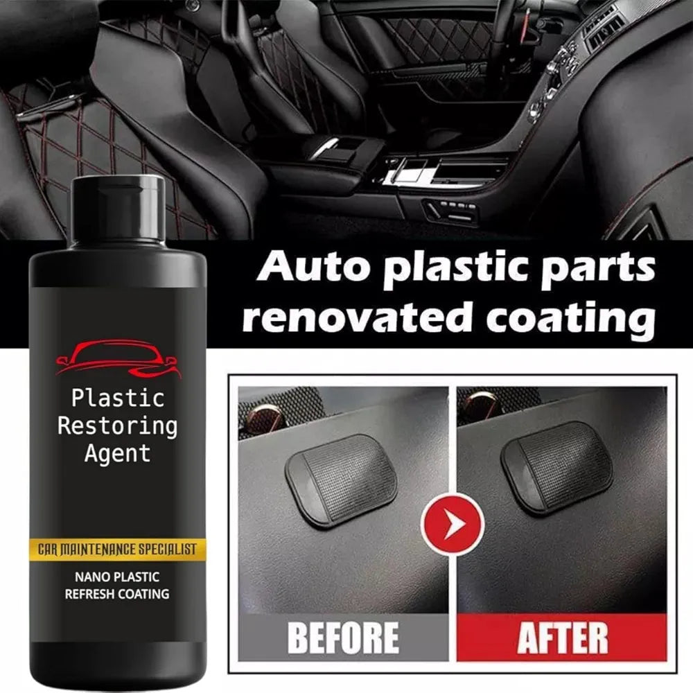 Nano Plastic Revitalizing Coating Agent for Car 100ml (Pack of 2)